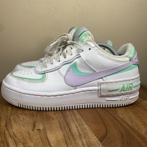 Nike Air Force 1 Shadow Infinite Lilac Womens White Purple Size 8 Shoes Sneakers - Picture 2 of 10